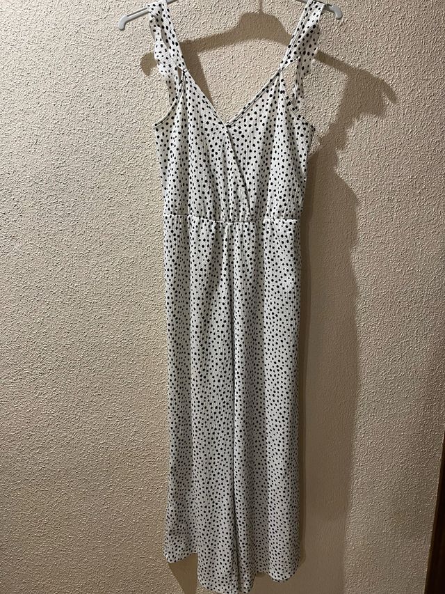 Mono Stradivarius lunares blanco-negro