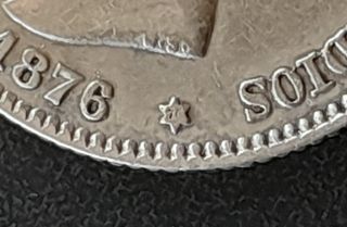 1 Peseta 1876 (18-76) DE M ¡Plata!