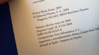 Ocho años de gobierno, una visión personal de Espa