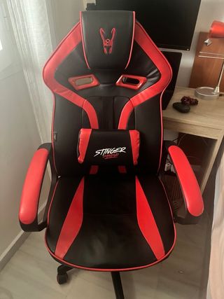 Sillón Gamer Stinger Gaming - Rojo-Negro