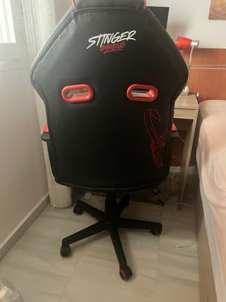 Sillón Gamer Stinger Gaming - Rojo-Negro