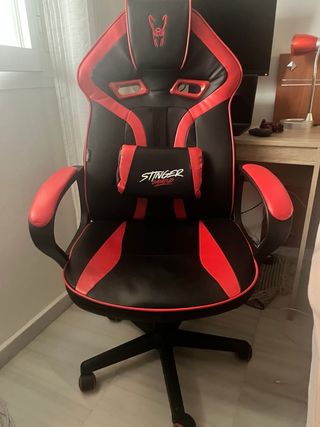 Sillón Gamer Stinger Gaming - Rojo-Negro