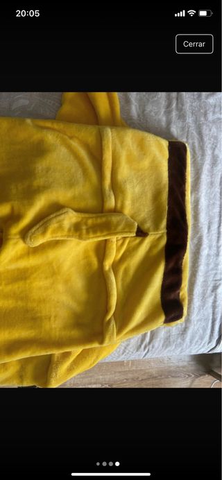Pijama Pikachu - Entero Amarillo