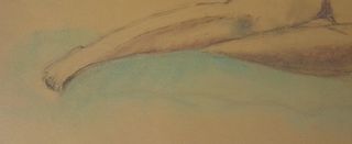 Disegno nudo A. Corda - Matita e Pastello