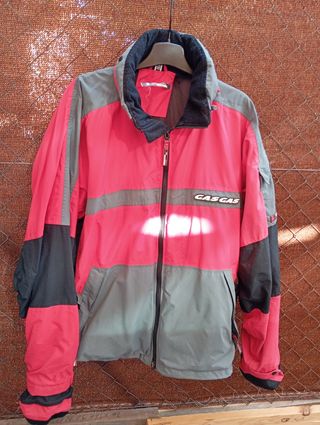 Chaqueta moto GASGAS roja-gris