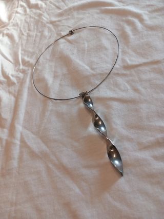 Collana acciaio | Pendente rigido