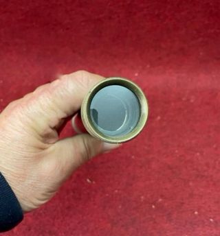 Catalejo náutico antiguo de bronce