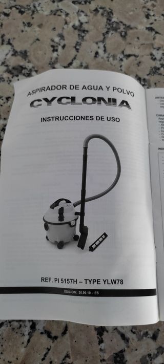 Aspiradora Cyclonia para sólidos y líquidos, nueva