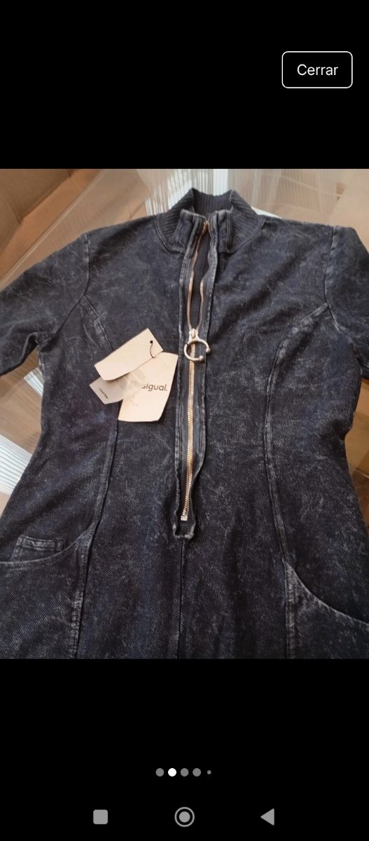 Vestido Desigual azul mujer