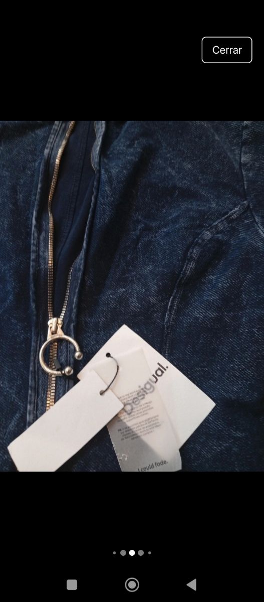 Vestido Desigual azul mujer