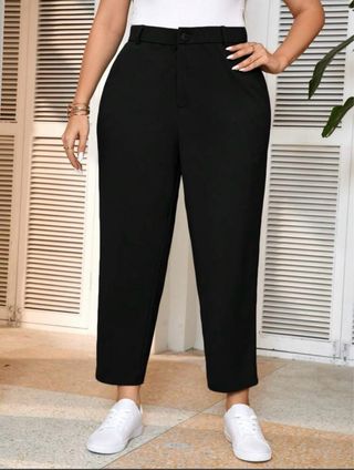 Pantalones pinza negros