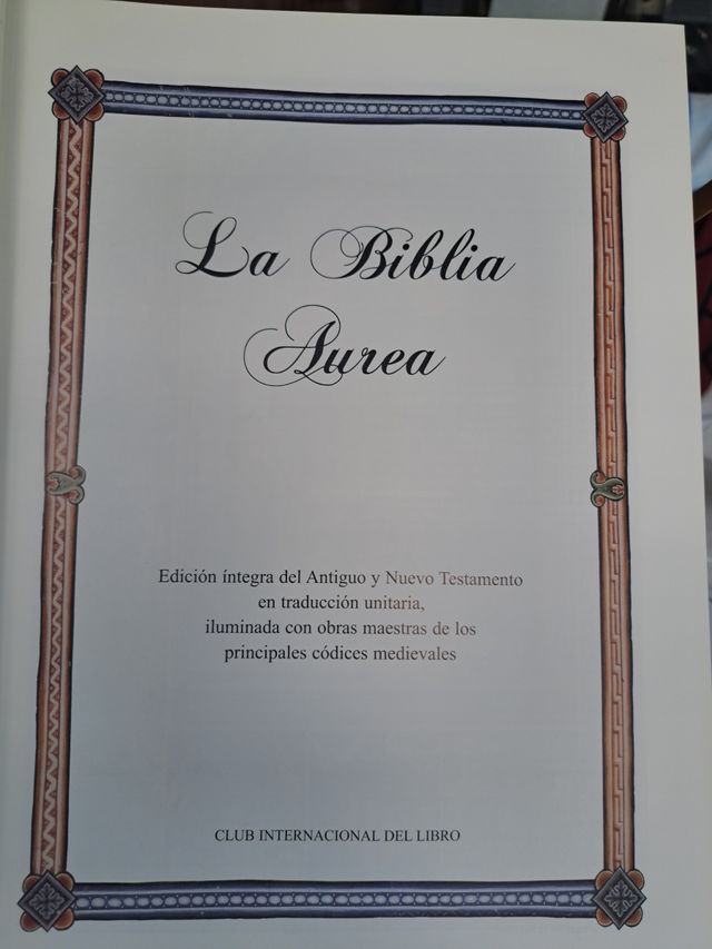 La Biblia áurea