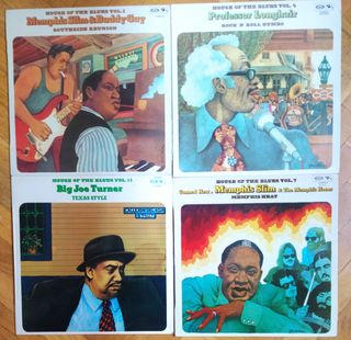 LPs House of the blues vols. 1, 4, 7, 13
