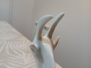 Cabra porcelana blanca - Figura decorativa