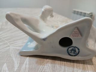 Cabra porcelana blanca - Figura decorativa