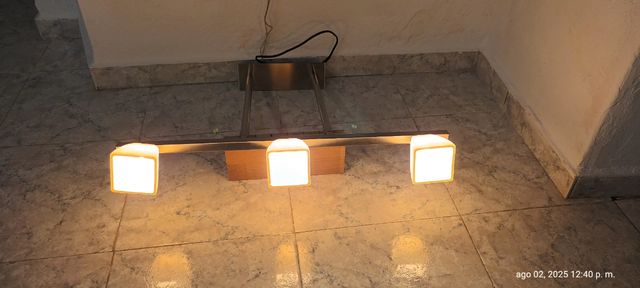 Lampara techo 3 focos - Moderna.