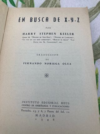 En busca de la X Y Z