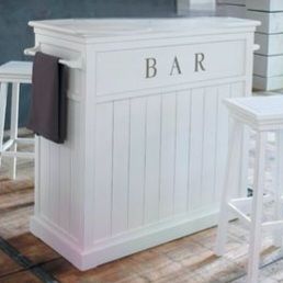 Mueble bar Maison du Monde blanco
