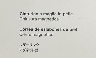 Correa de piel de eslabones Original Apple Watch