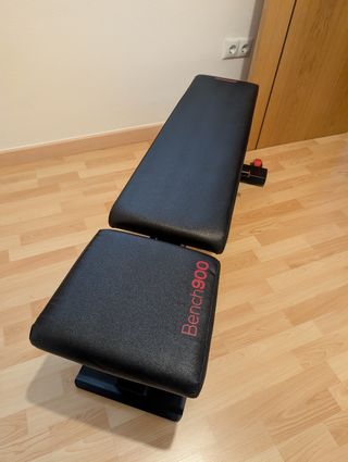 BANCO MUSCULACIÓN + MANCUERNAS + BARRA DOMINADAS