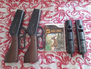 NUEVO. Juego Wii Deer Drive +2 rifles NUEVOS