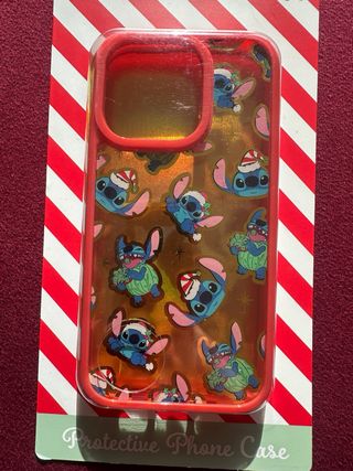 Funda iPhone 14 Pro Stitch Navidad
