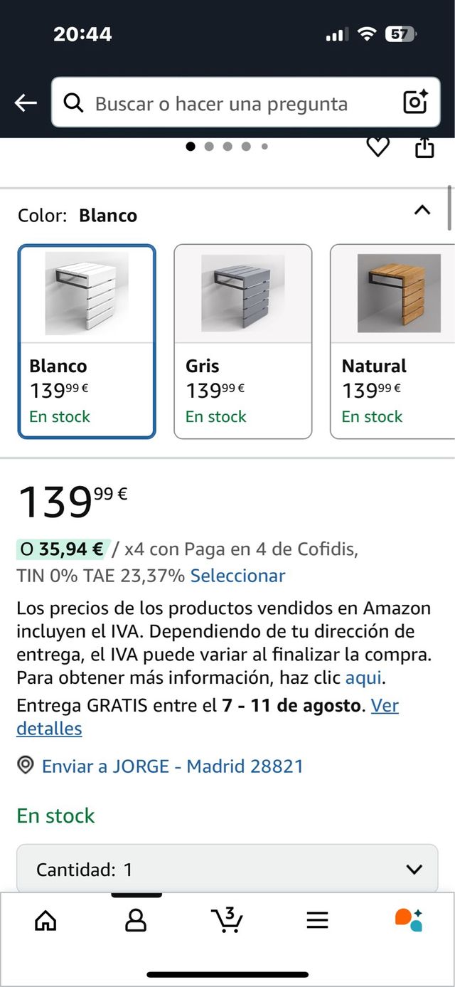 Asiento ducha plegable madera teka