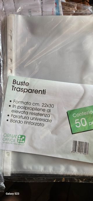 Buste trasparenti 22x30 - 100pz