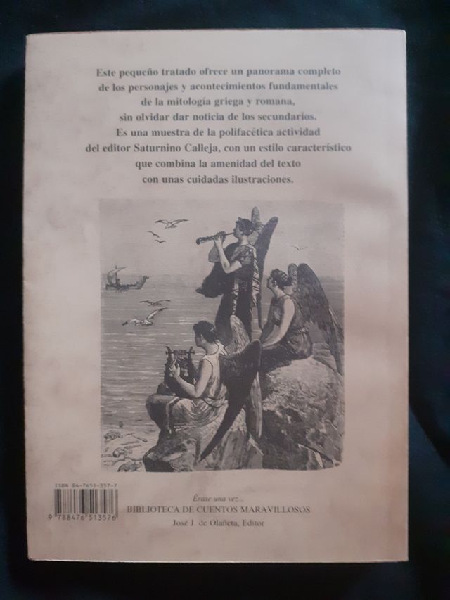 Historia de la mitología griega y romana 