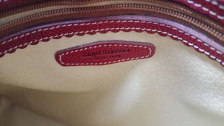 Bolso Ángel Serrano Piel Caprina burdeos.