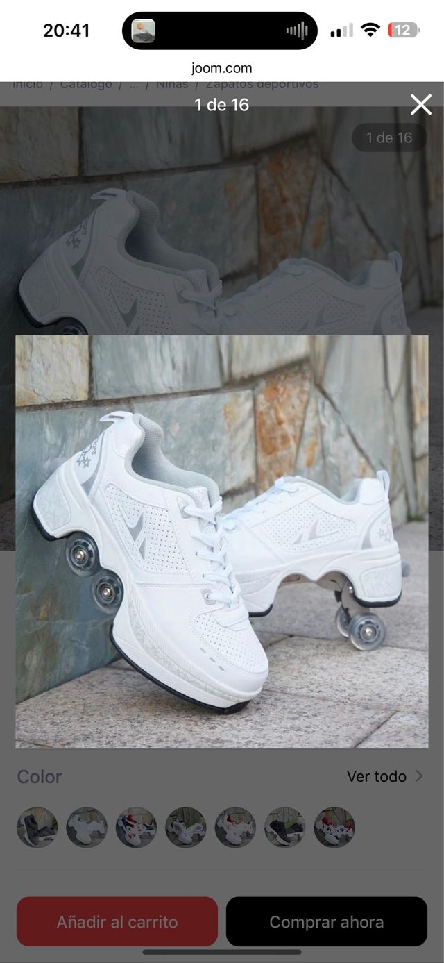 Zapatillas Patines Blancas