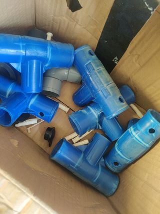 Conectores piscina - Azul