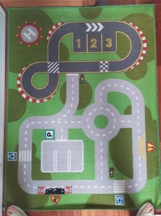Alfombra circuito coches infantil