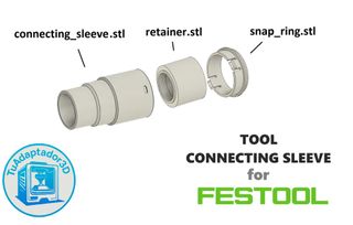 Manguito conexión para manguera de vacío Festool