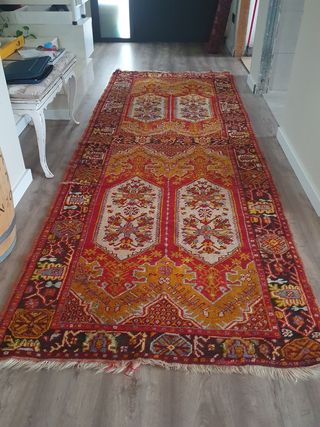Preciosa Alfombra Turca vintage