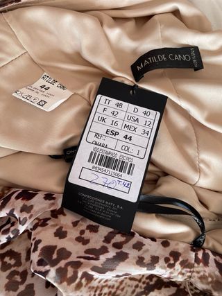 Vestido Matilde Cano XXL - Nuevo