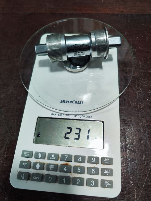 Eje Pedalier Shimano XTR BB-UN90 107mm