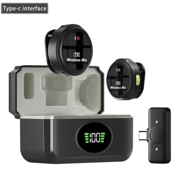 Micrófonos inalámbricos - Clip y succión magnética