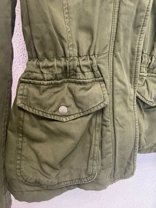Parka Hollister verde oliva