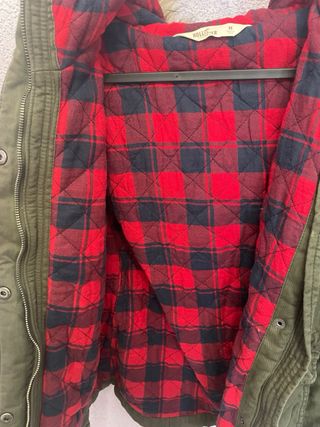Parka Hollister verde oliva
