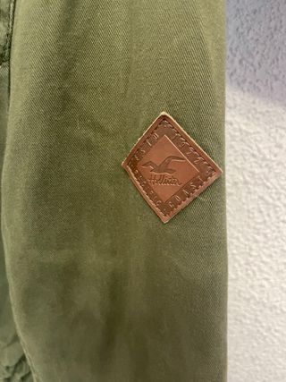 Parka Hollister verde oliva