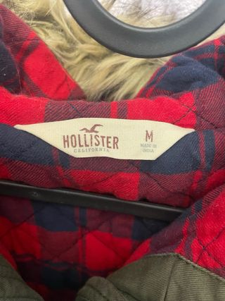 Parka Hollister verde oliva