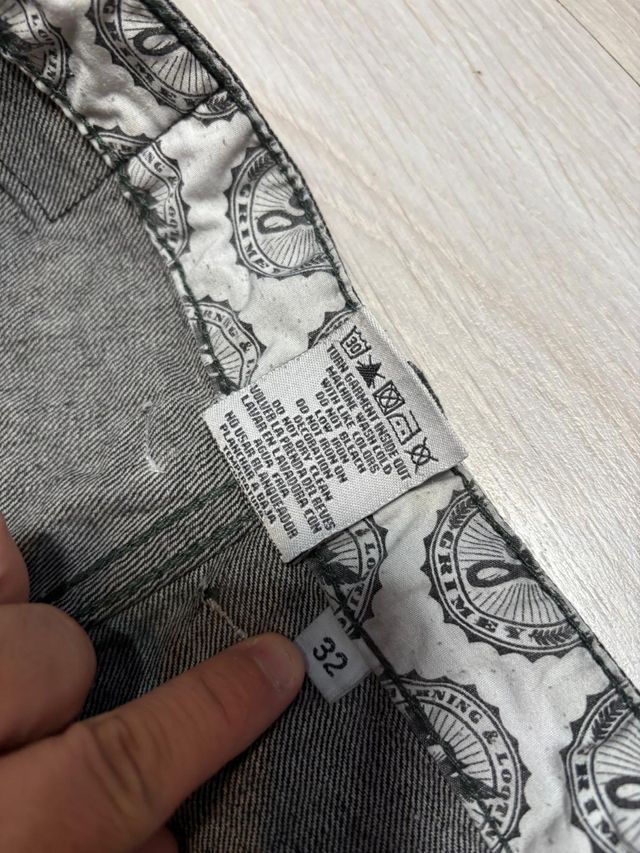 Vaqueros Grimey negros y2k vintage washed