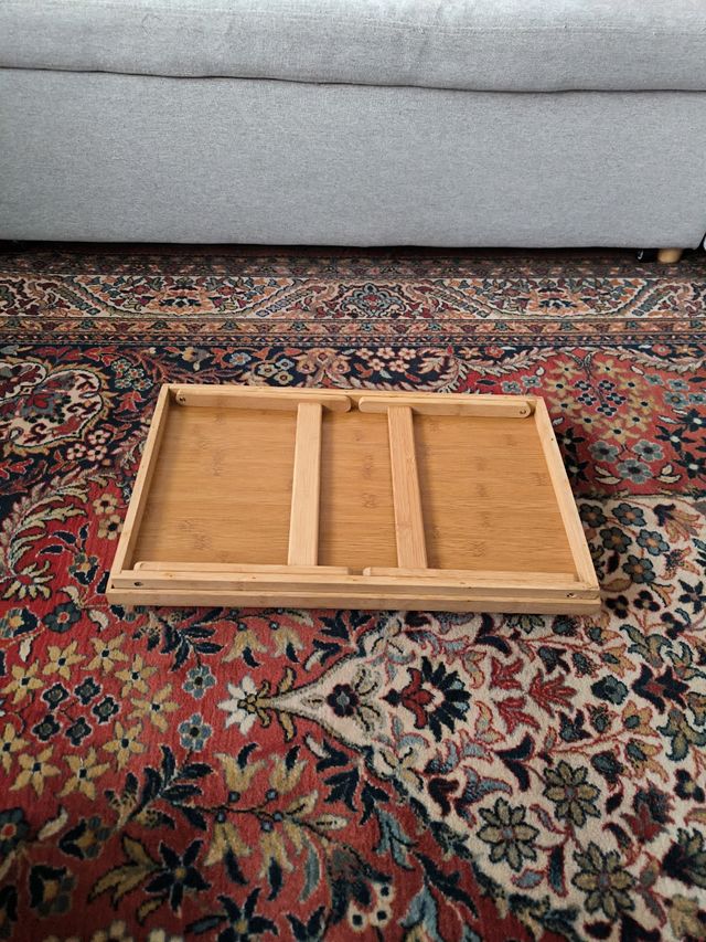 Bandeja bambú marrón