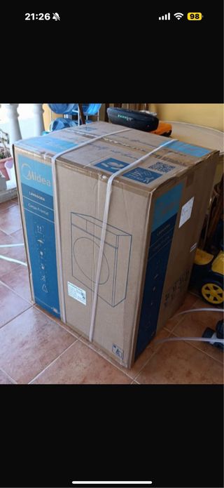 Lavadora Midea MF100W80B1/W-ES 8kg