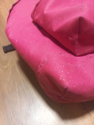 Mochila Eastpak rosa brillante