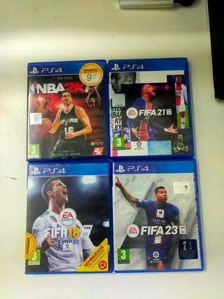4 juegos PS4 (PlayStation 4)