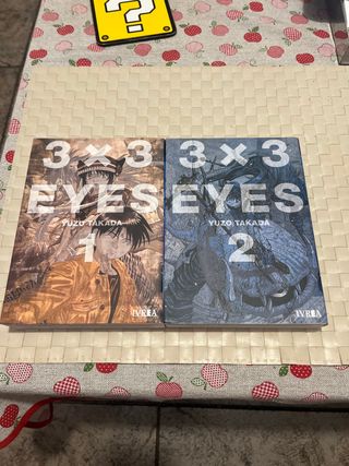 3x3 EYES 01 y 02 nuevos