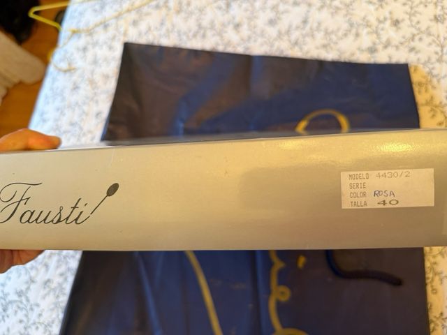 Bata rosa piqué - en su caja original