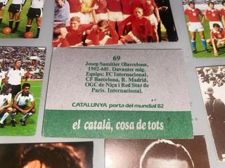 Cromos Catalunya Mundial 82